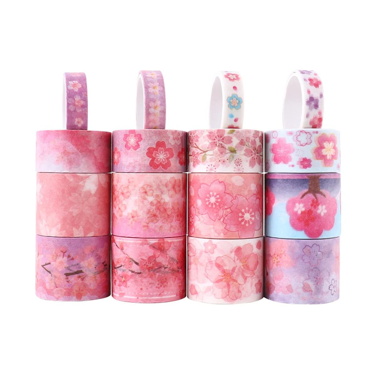 16 rolls/box of spring cherry blossom-themed washi tape, cherry blossom pattern tape and book decorations, gifts for the family 3