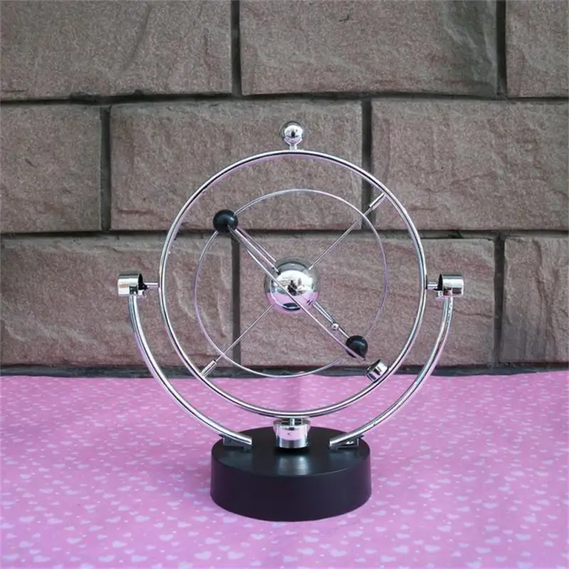 

Modern Rotation Perpetual Motion Newton Pendulum Balance Ball Pendulum Ball Physics Tumbler Craft Revolving Gadget Home Decor