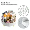 1PCS Cosmetic Perfume Organizer, 360° Rotating Cosmetic Organizer, Large Capacity Cosmetic Organizer for Living Room Bedroom. 2