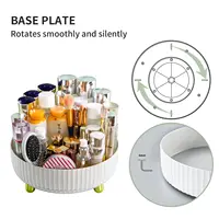 1PCS Cosmetic Perfume Organizer, 360° Rotating Cosmetic Organizer, Large Capacity Cosmetic Organizer for Living Room Bedroom. 2