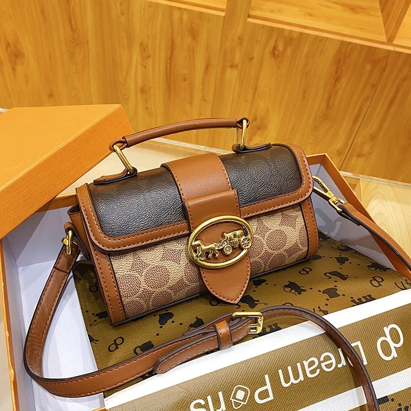 알리익스프레스 가방  홍콩 브랜드 새로운 실린더 가방, 휴대용 베개 가방, 올해 인기 있는 어깨 작은 가방, 2023 