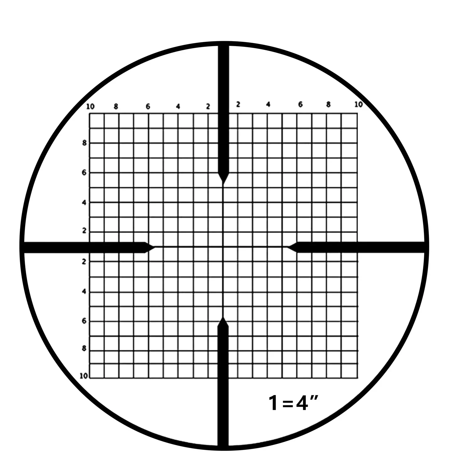 AR15 Collimatore ottico Cannocchiale tattico Cannocchiale da puntamento Cannocchiale da caccia Airsoft Airgun Sight - immagine 6