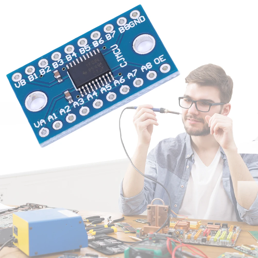 TXS0108E TTL 양방향 상호 변환기 Arduino용 고속 8 채널 로직 레벨 시프터 양방향 모듈