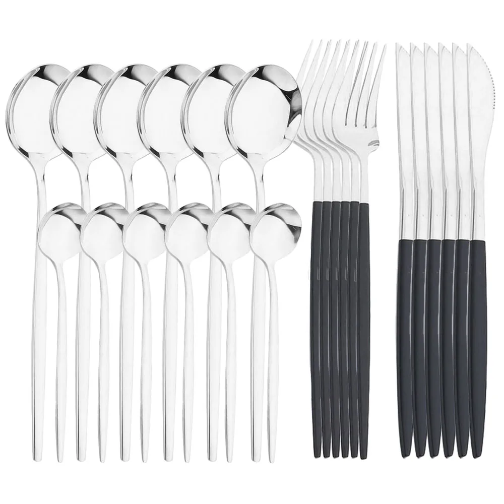 Набор столовых приборов из нержавеющей стали 24 дюйма |