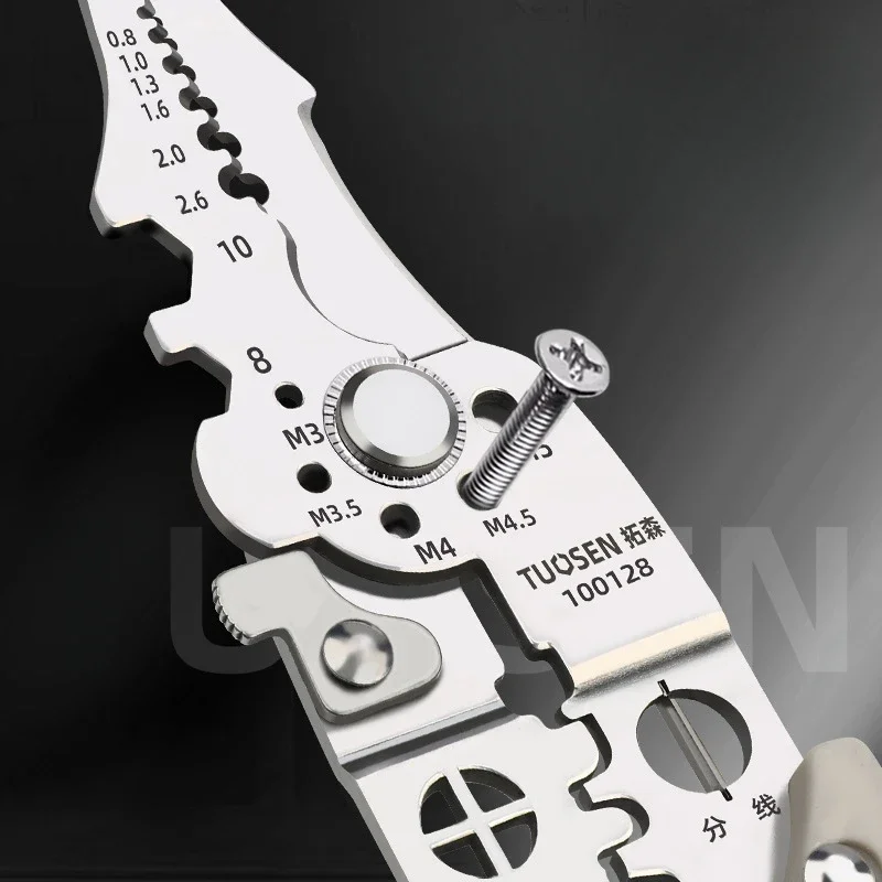 Versatile Crimping and Wire Stripping Hand Tool