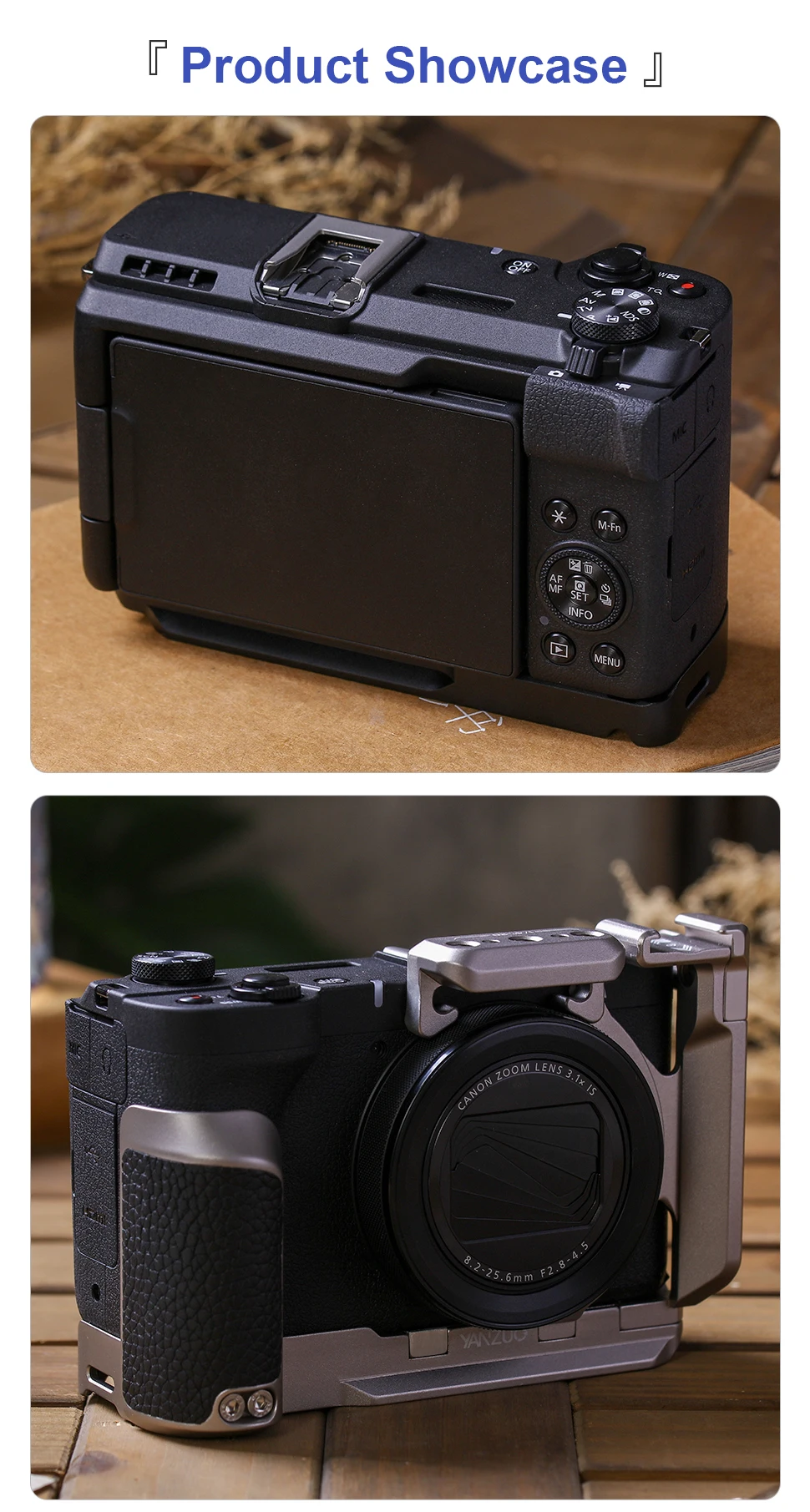Camera Bracket For Canon V1 Metal Protective Quick-Release Plate V1 Camera Cage
