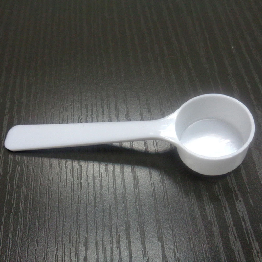 8ml Milk Powder Spoon with Brush Milk Powder Scoop Multi Purpose Seasoning Teaspoon Plastic Coffee Spoon for Cafe Bar