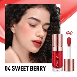 Radiant Liquid Lip & Cheek Tint - Moisturizing, Long - lasting, Lightweight Gloss (04)