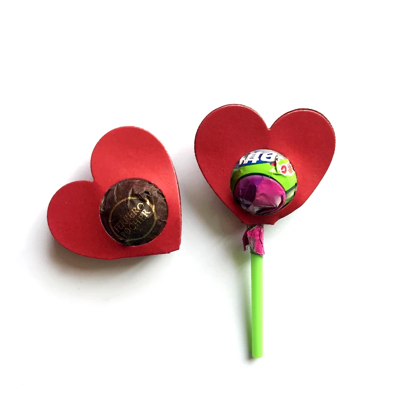 

2022 Metal Cutting Dies Heart Chocolate Lollipop Holder Diy Scrapbooking Photo Album Decorative Embossing PaperCard Crafts Die