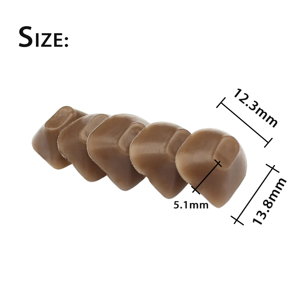 Flute Maintenance Tools 5 Pcs Flute Tail Rubber Brick Orchestral Instrument Repair Parts