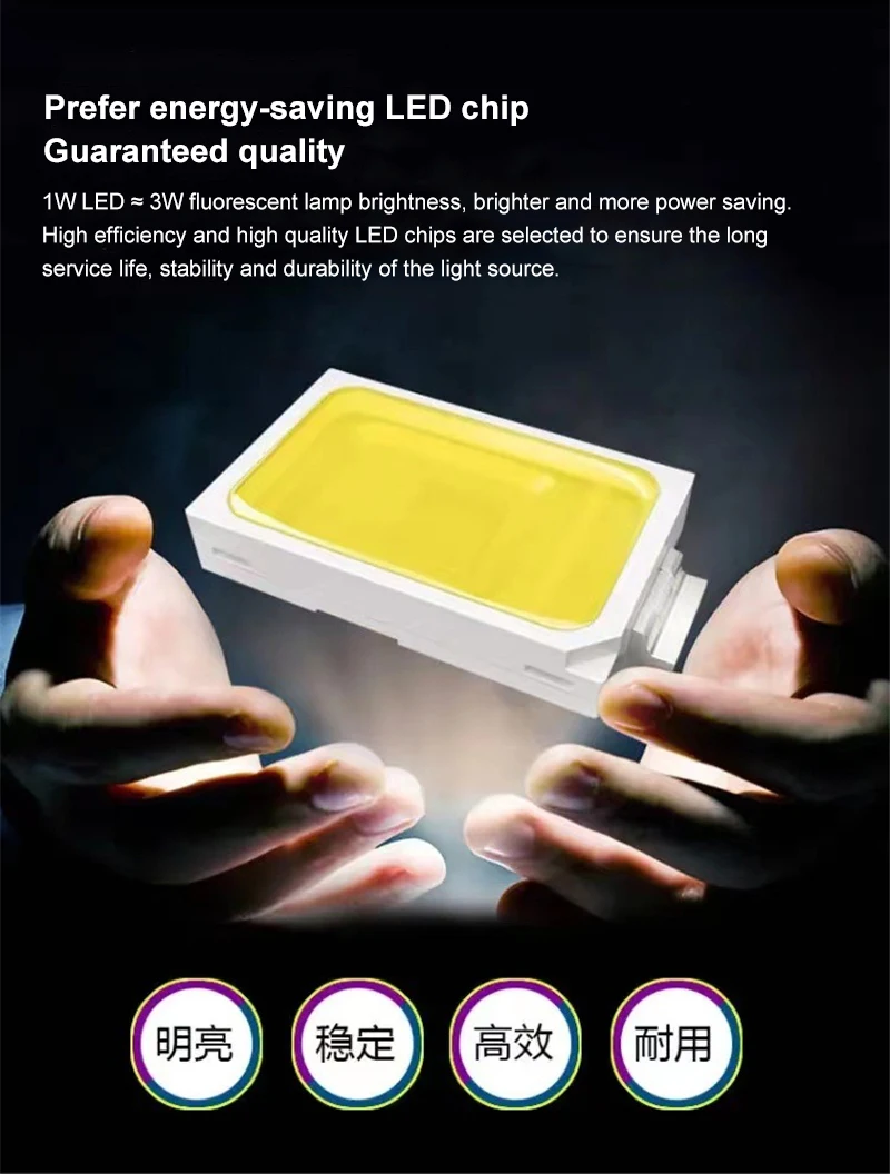 Description Picture 6 of item1/2/3pcs Camping Light USB Rechargeable LED Emergency Lamp Outdoor Portable Lanterns with Hook for BBQ Tents Battery Bulb
