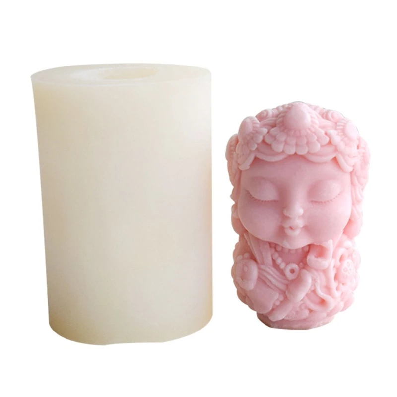 

Handmades Soap Scented Candle Epoxy Mold DIY Craft Women Girl Fondant Mold
