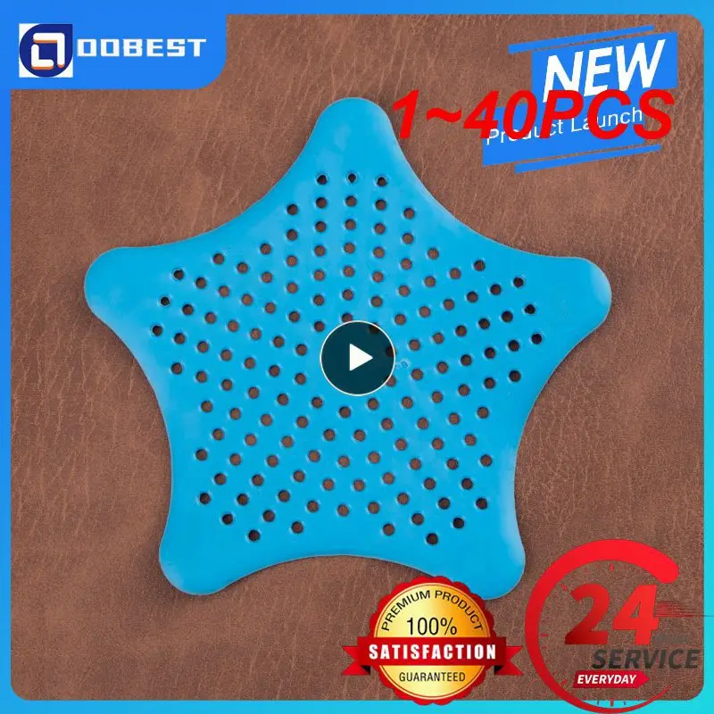 

Цветной пятиконечный фильтр для раковины из ПВХ, 1 ~ 40 шт.