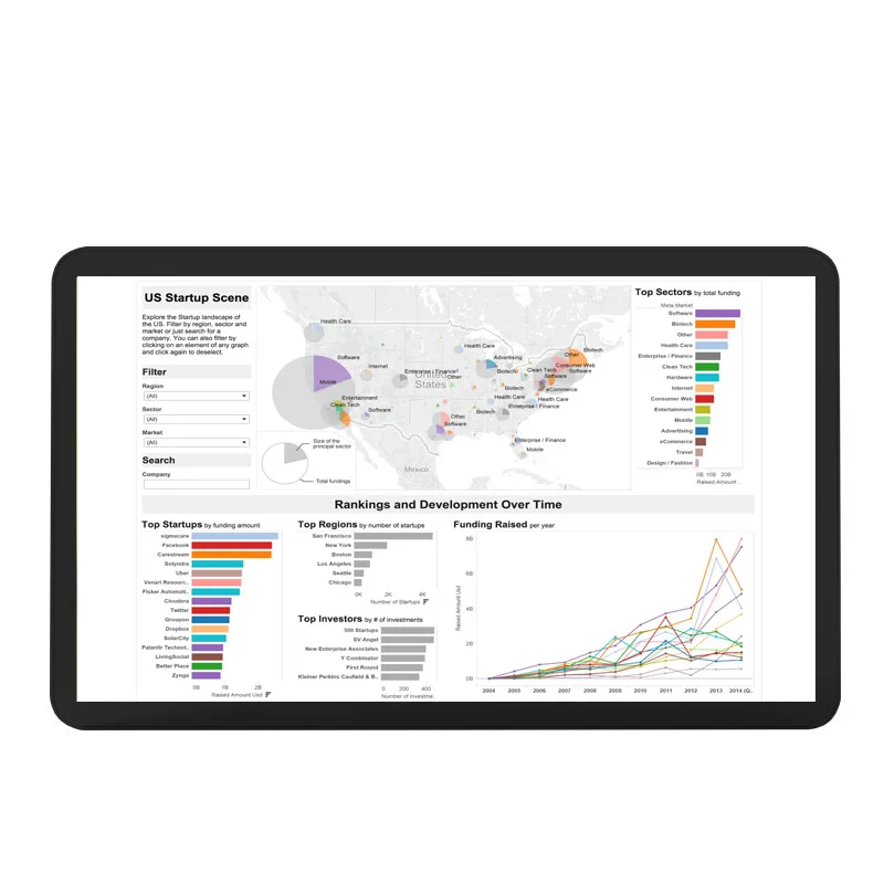 

27 Inch Waterproof Monitor Screen Touch Industrial Touch Screen Interactive Game Monitor Infrared Touch Screen