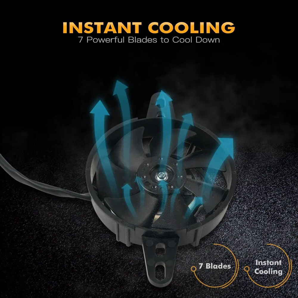 Motorcycle Electric Radiator Cooling Fan For Yamaha Tenere 700 T700 XTZ 700 Tenere Rally Edition World Raid MT-07 Tracer