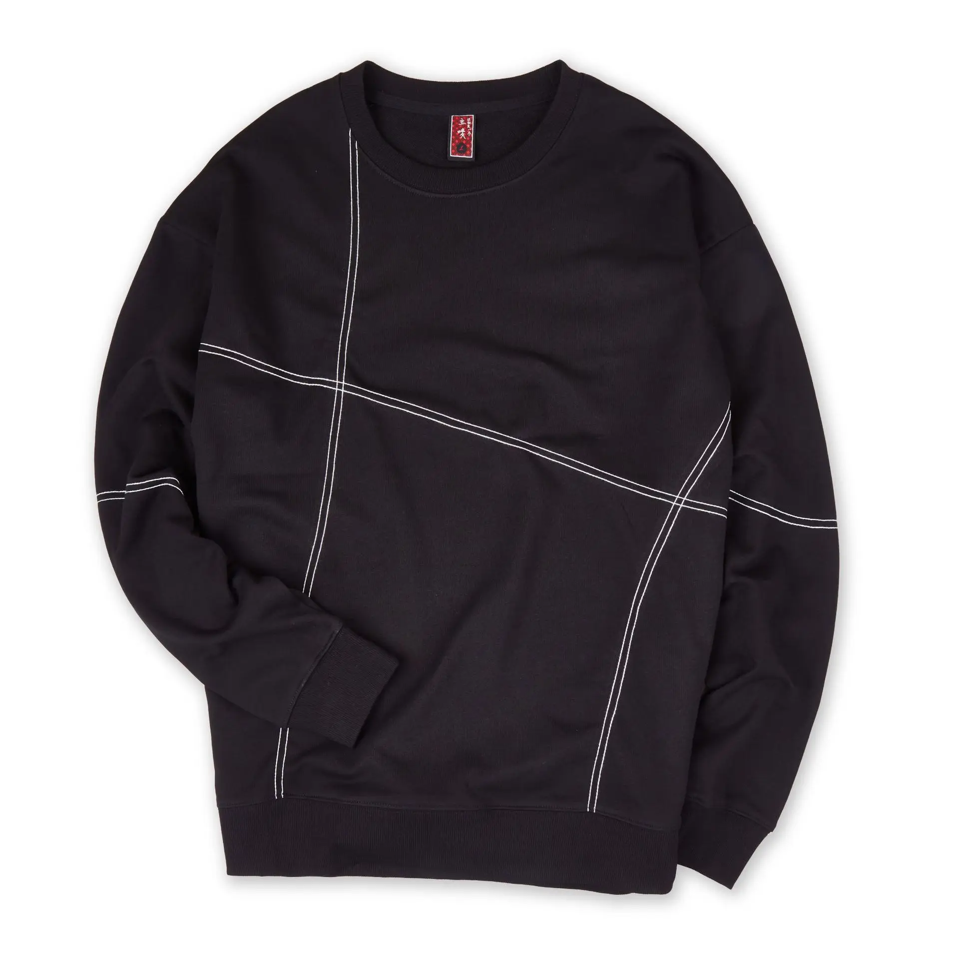 

Round Neck Sweatshirt Boys Hair Loose Handsome Casual Wool Sports Pullovers