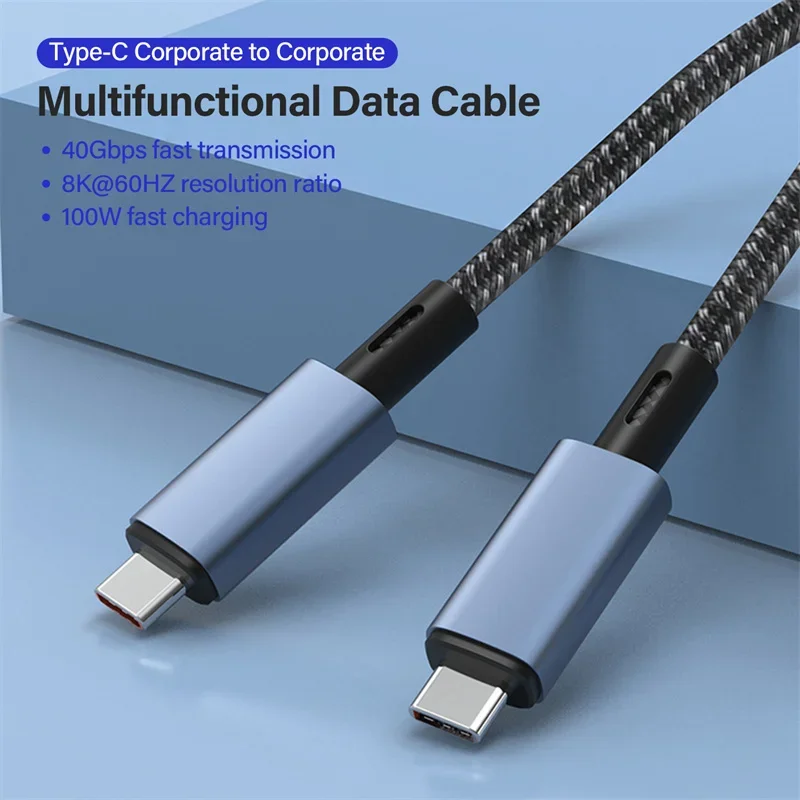 High-Speed USB4 Cable - 40Gbps 240W 8K Fast Charging & Data Transfer