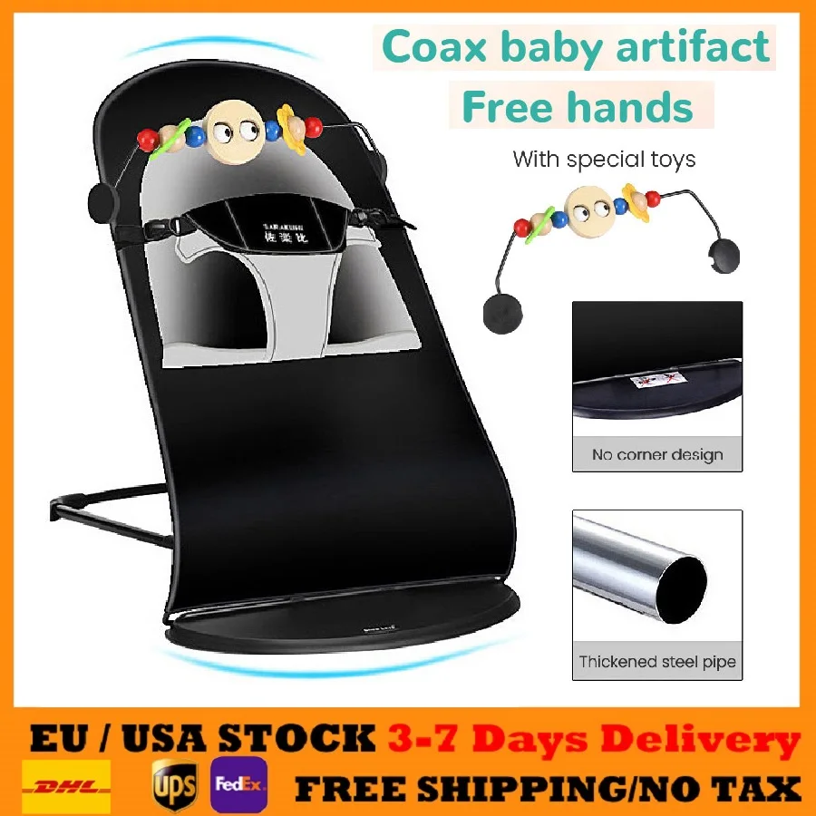 Chaise à bascule pour bébé, berceau pour bébé, accessoires de soins pour bébé, lunes pour bébés, berceau portable pliable, videur pour bébé