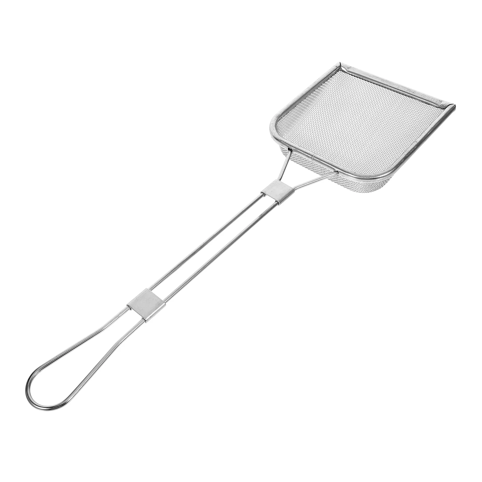 

Square Mesh Skimmer Stainless Steel Colander Spoon Fry Ladle Scoop Kitchen Gadgets