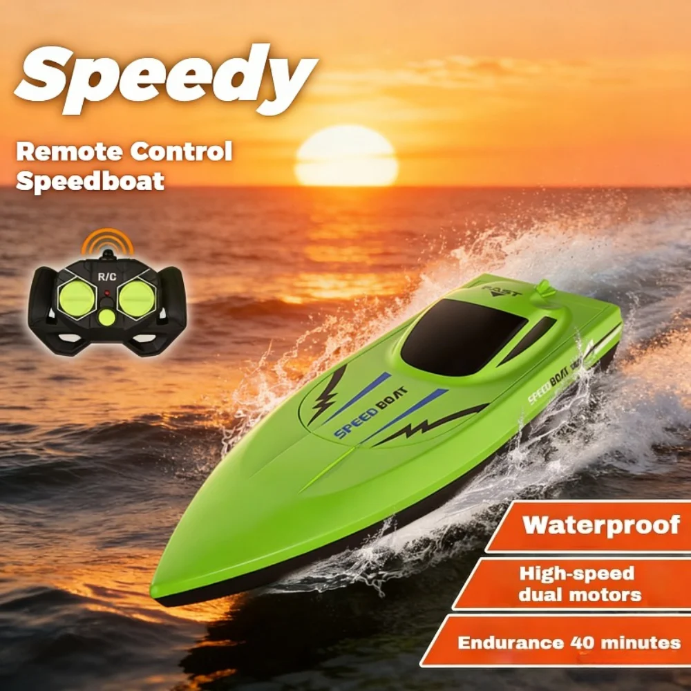 RC brod na daljinsko upravljanje 2.4GHz Vodootporan za bazen Dječja igračka