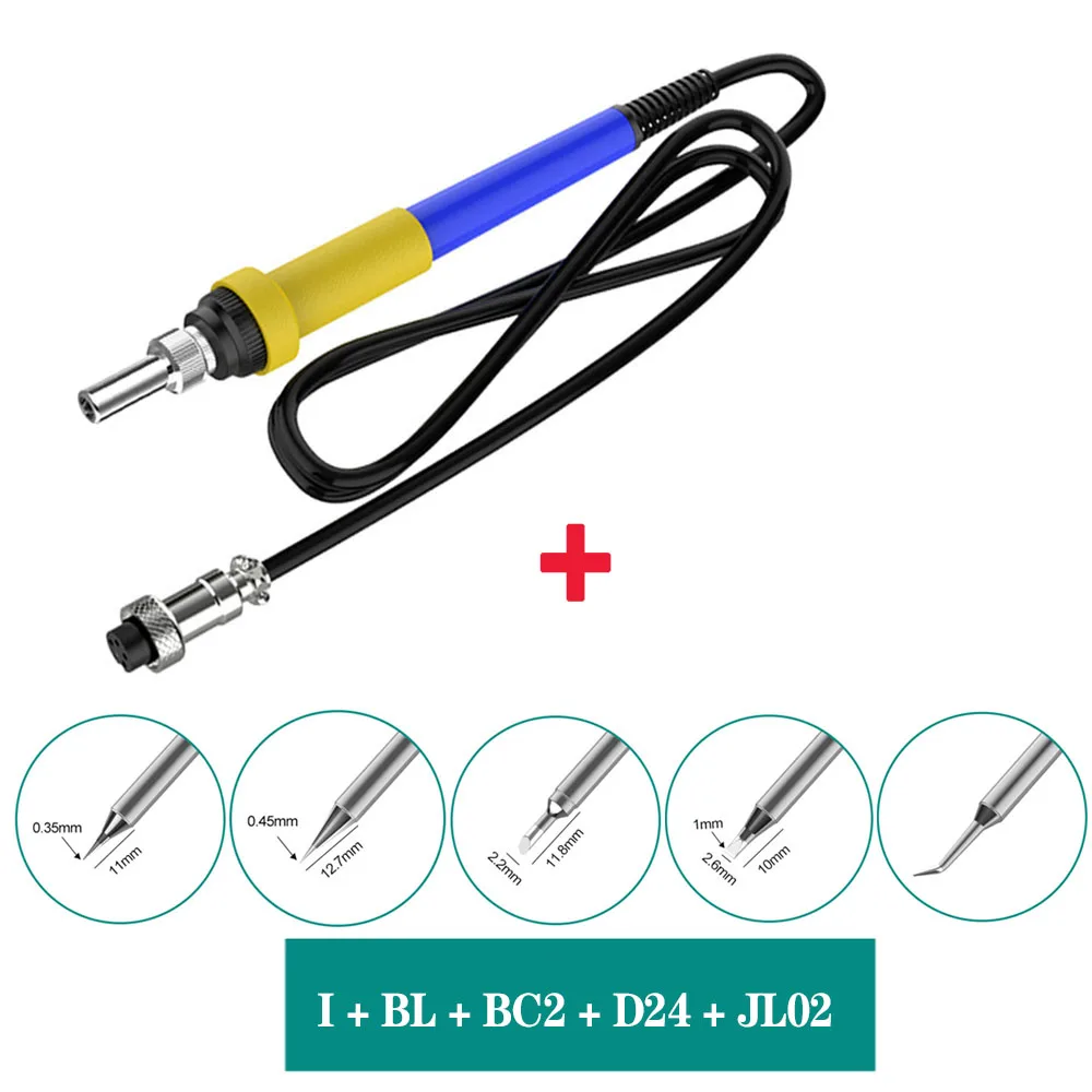 1 Set 75W T12 Soldering Handle Soldering Iron Station Pencil STM32 Station 24V Heating T12-I K BC2 JL02 BL D24 ILS Welding Tips lincoln electric ac 225 arc welder Welding Equipment