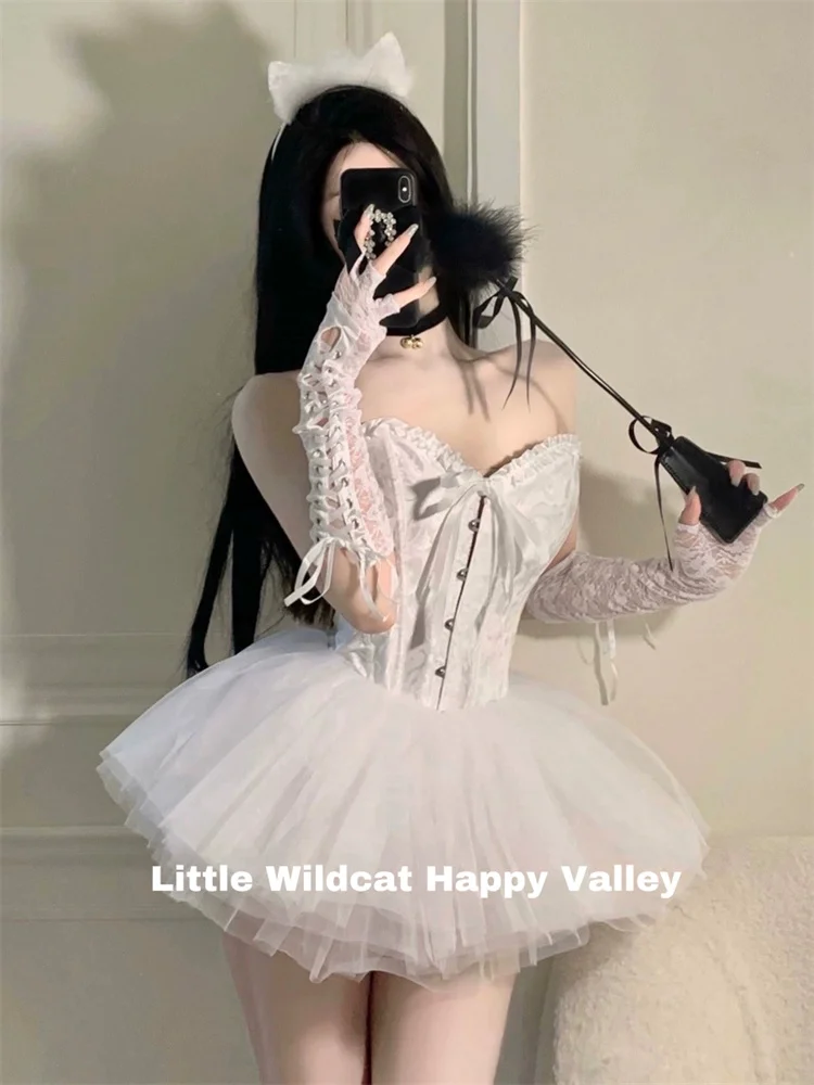 Lolita Maid Cosplay Uniform Babydoll Dress Lingerie Erotic Role Play Women Sexy Catsuit Christmas Costumes Plus Underwear
