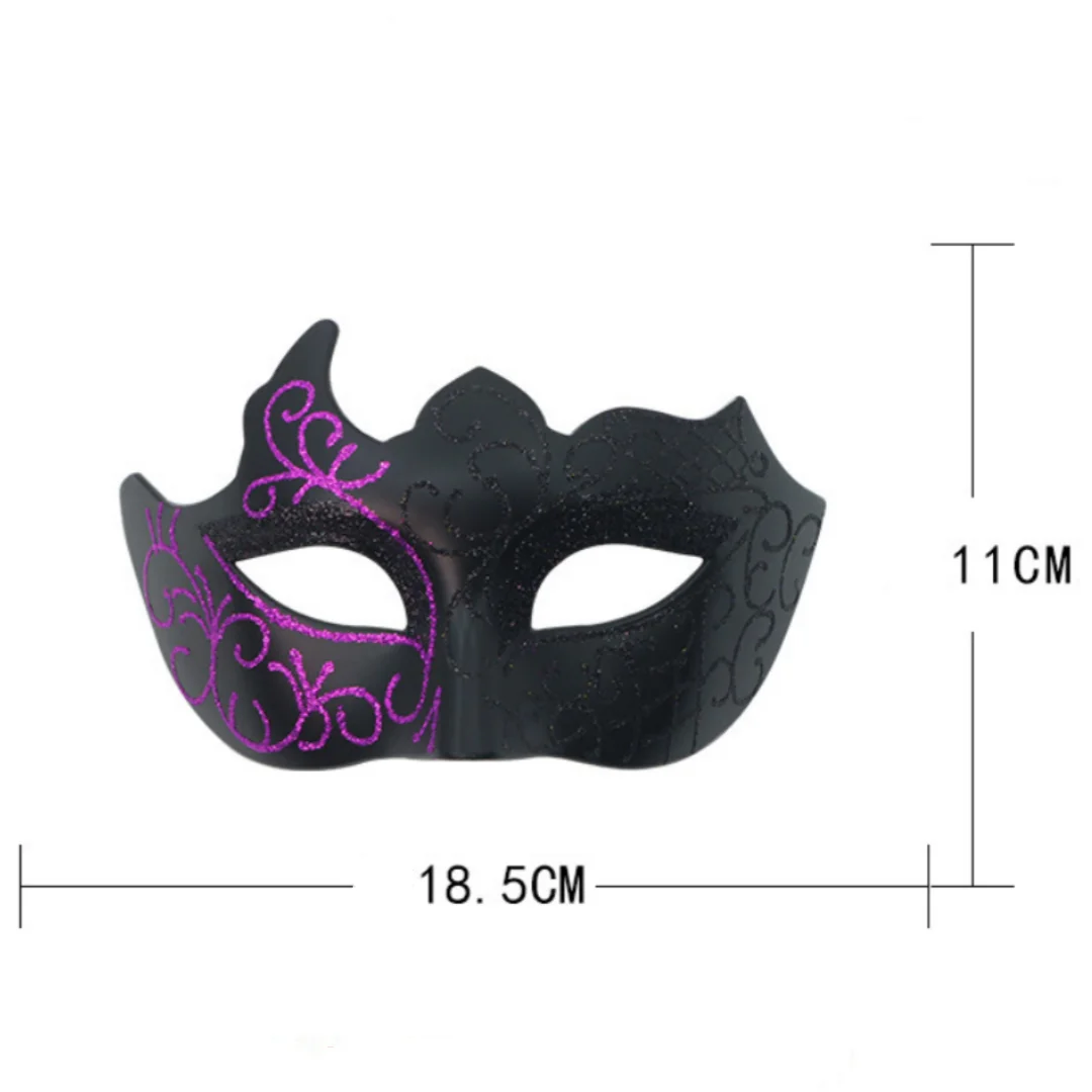 2PCS Paar Masken Sexy Gemalt Maskerade Venedig Feder Blume Party Halbe Gesicht Abdeckung Hochzeit Karneval Leistung Kostüm Prom – Detail 10