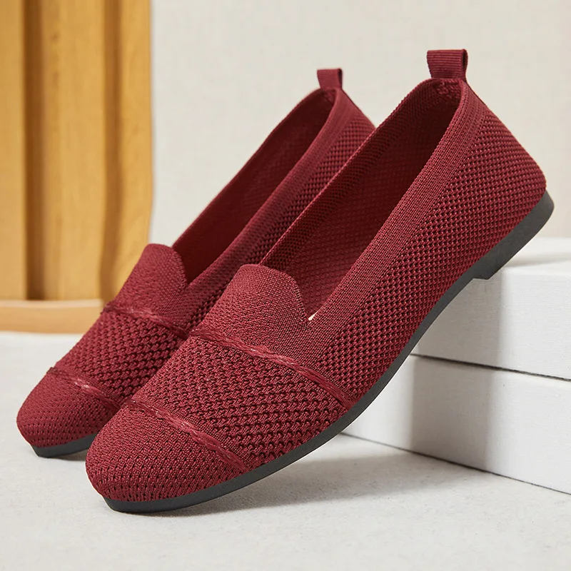 

Women's Shoes 2024 Summer New Single Shoe Pointed Breathable Flat Bottom Shallow Mouth Cloth Shoes Women's Shoes flats