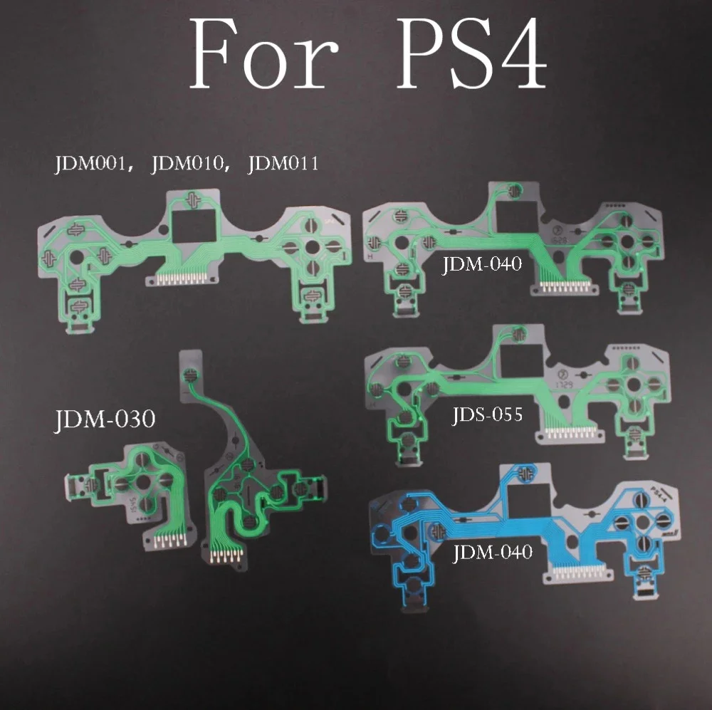 10Pcs Conductive Film Keypad Flex Cable PCB Buttons Ribbon Circuit Board For PS4 4 Pro Slim JDM JDS 001/011/030/040/050