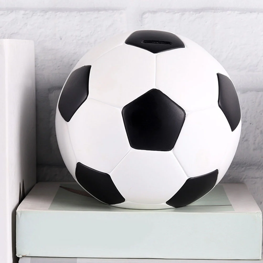 Large Capacity Football Piggy Bank Kids Coin Money Bank Boys Saving Bank Sturdy Vinyl Material Desk Decoration Money Boxes Home 2