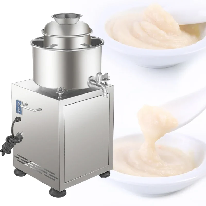 

Electric Meatball Beater Machine Shrimp Slippery Maker Meat Grinder Mincer Machine Meat Mud Making Machine Chili Mincing Machine