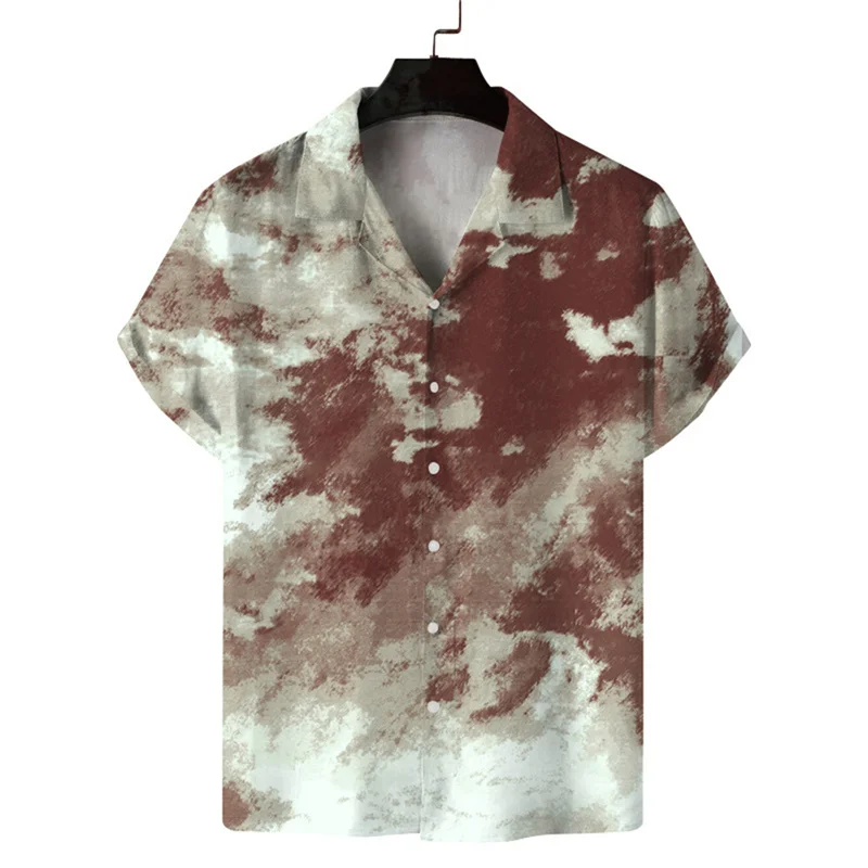 thumbnail image 1 of Camisas de playa con puesta de sol de verano 2024, camisas de moda hawaianas con flores para hombre y mujer, camisa de manga corta con solapa estampada en 3D, ropa de calle, 1 of 4