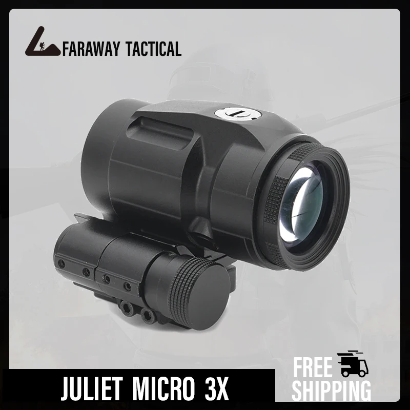 Magnifier 3X Sight with Switch to Side QD Absolute Co-witnessor Lower Third Mount for Red Dot Holographic Sight Full Mark