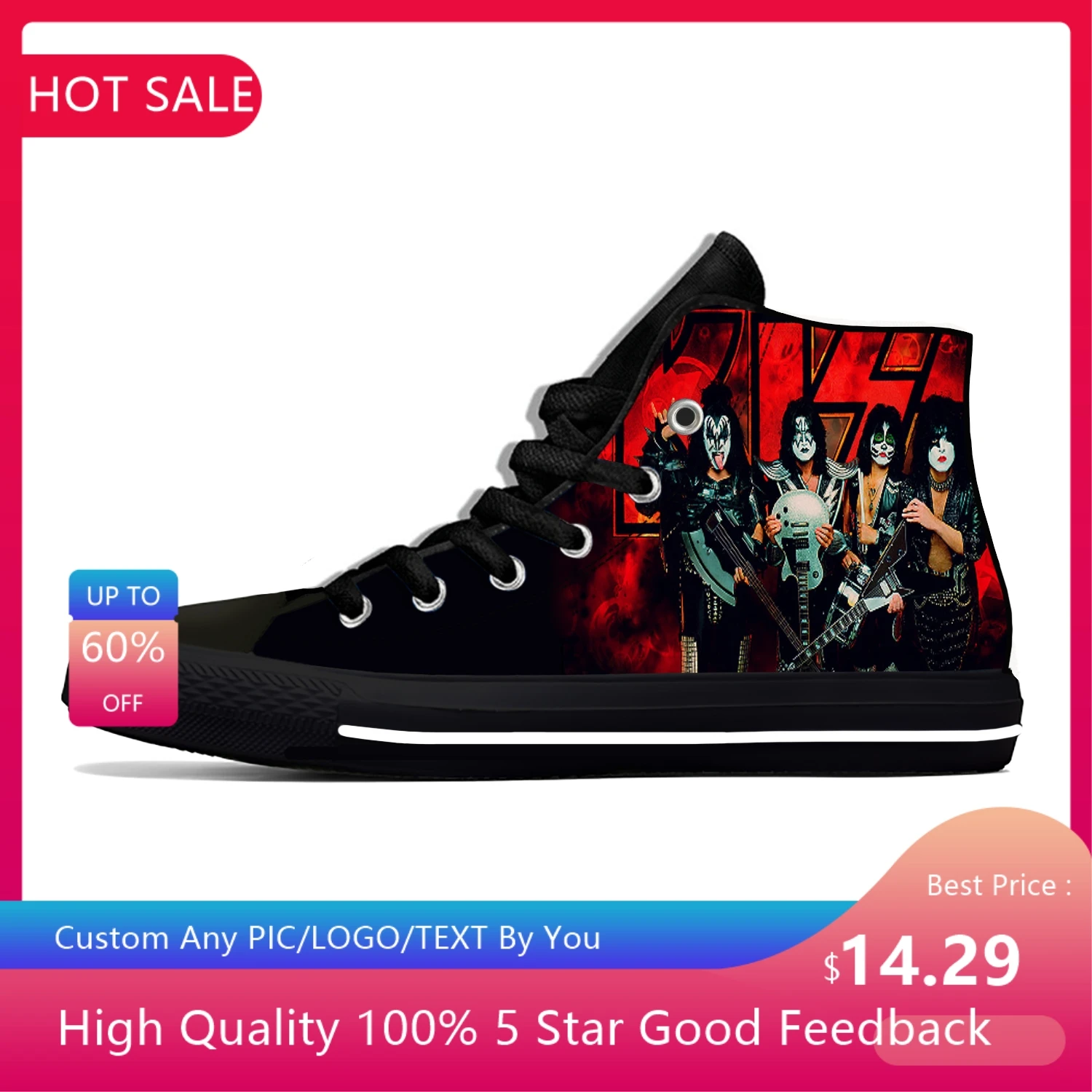 

Кроссовки мужские/женские из тяжелого металла с 3D принтом