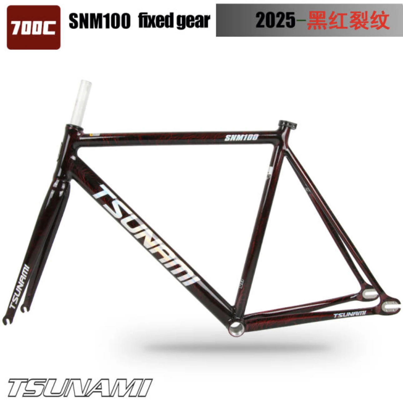 【月曜まで限定値下げ】TSUNAMI SNM100 52サイズ フレームセット 月曜まで限定値下げ】TSUNAMI SNM100 52サイズ フレームセット