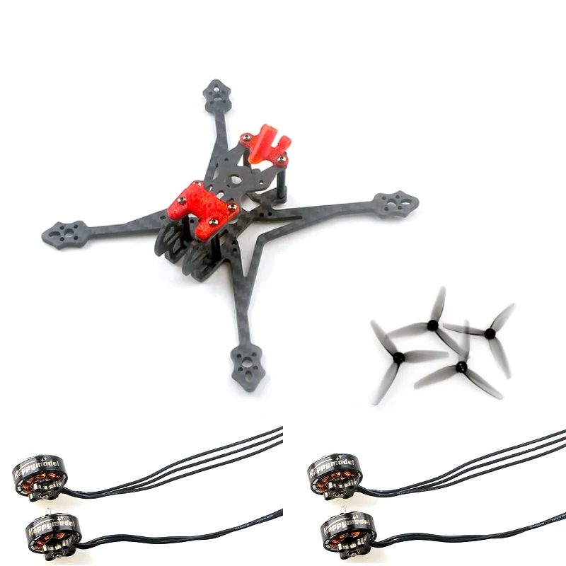 

HappyModel Crux35 3,5 дюймов ELRS 150 мм Каркас комплекты 4 шт. 1404 3500KV мотор 2 пары HQPROP T3.5X2X3 3520 3-лопастной пропеллер