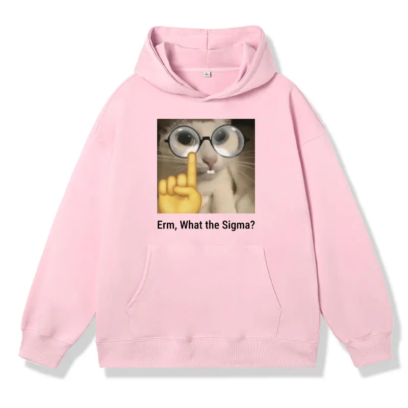 Funny Cat Sweatshirt Not Right Meow Graphic Hoodie Men Women Fashion Oversized Winter Long-sleeved Hoody Pullover Streetwear