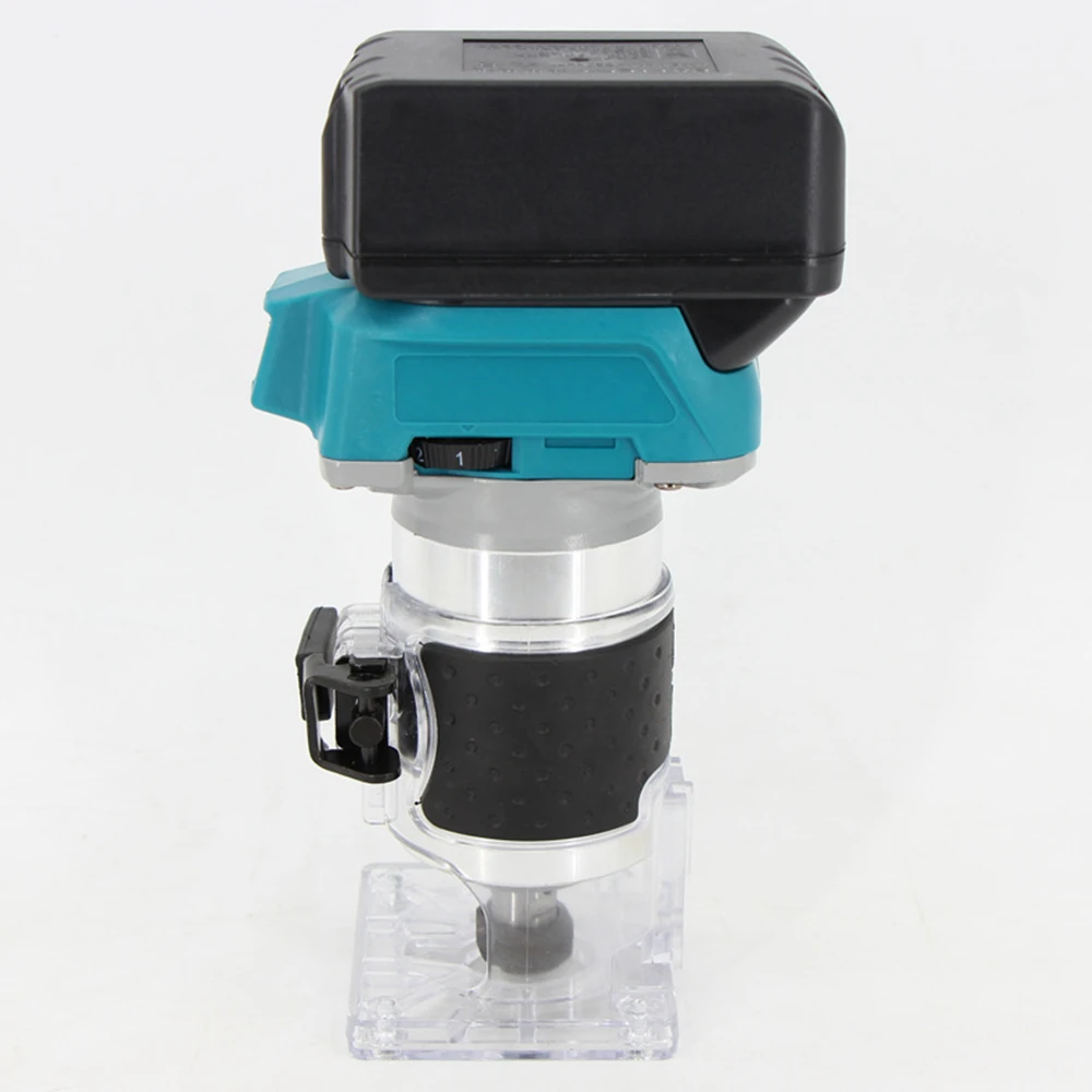 1850W Brushless Electric Trimmer Router Wood Milling Machine Speed Adjustable Carpentry Manual Trimming Tools Wood Engraving