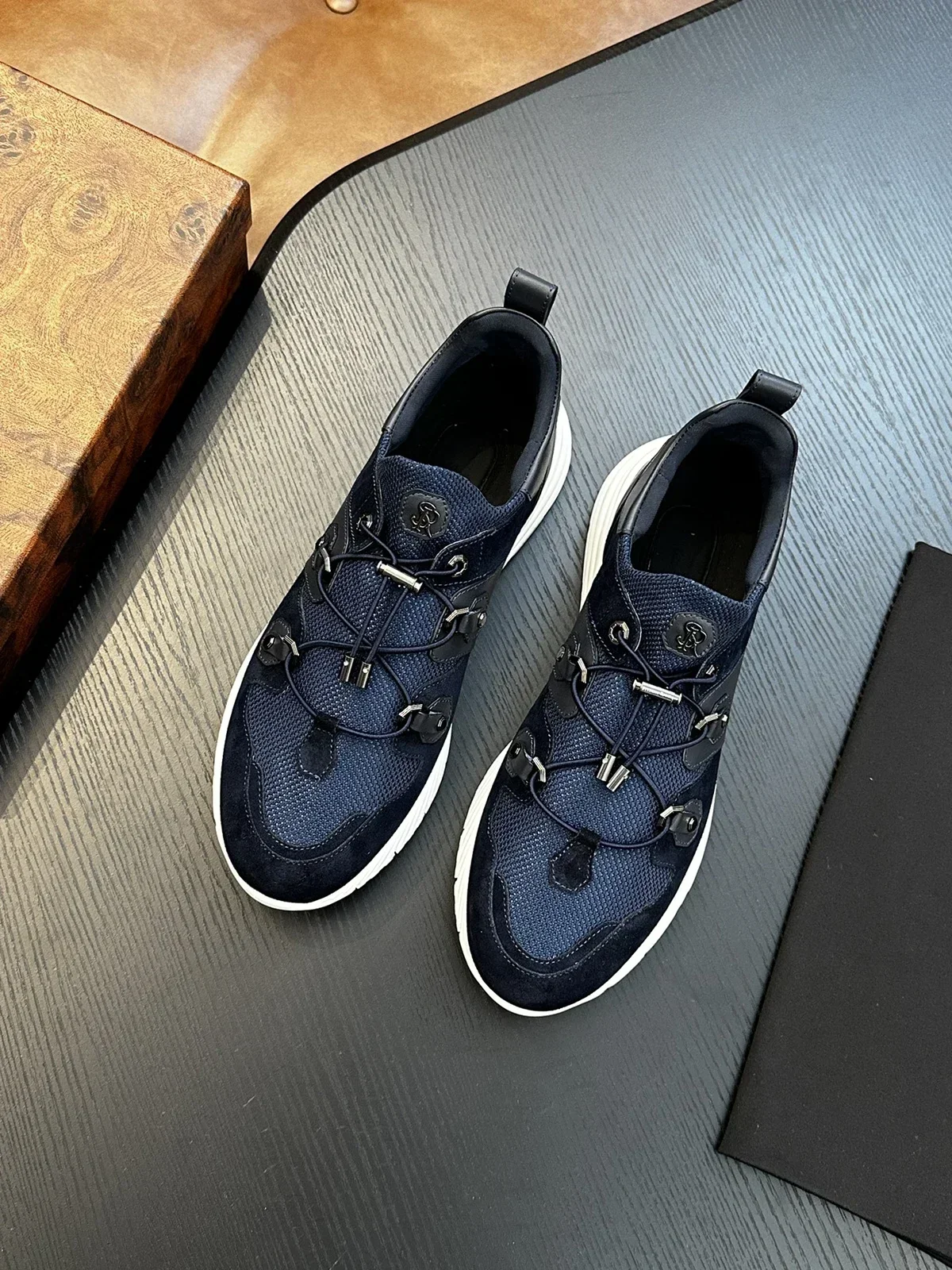 BILLIONAIRE BLSK CPRT Shoes Cowhide 2025 new leather shoes quality business Sports comfortable Men‘s European big size 39-46 5