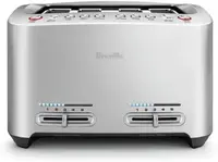 Die-Cast Smart Toaster, Brushed Aluminum 1