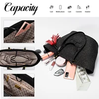 Sac à main CHCH pour femme, nouvelle collection été 2026, sac fourre-tout grande capacité abricot, sac de voyage et de plage double usage avec bandoulière 5