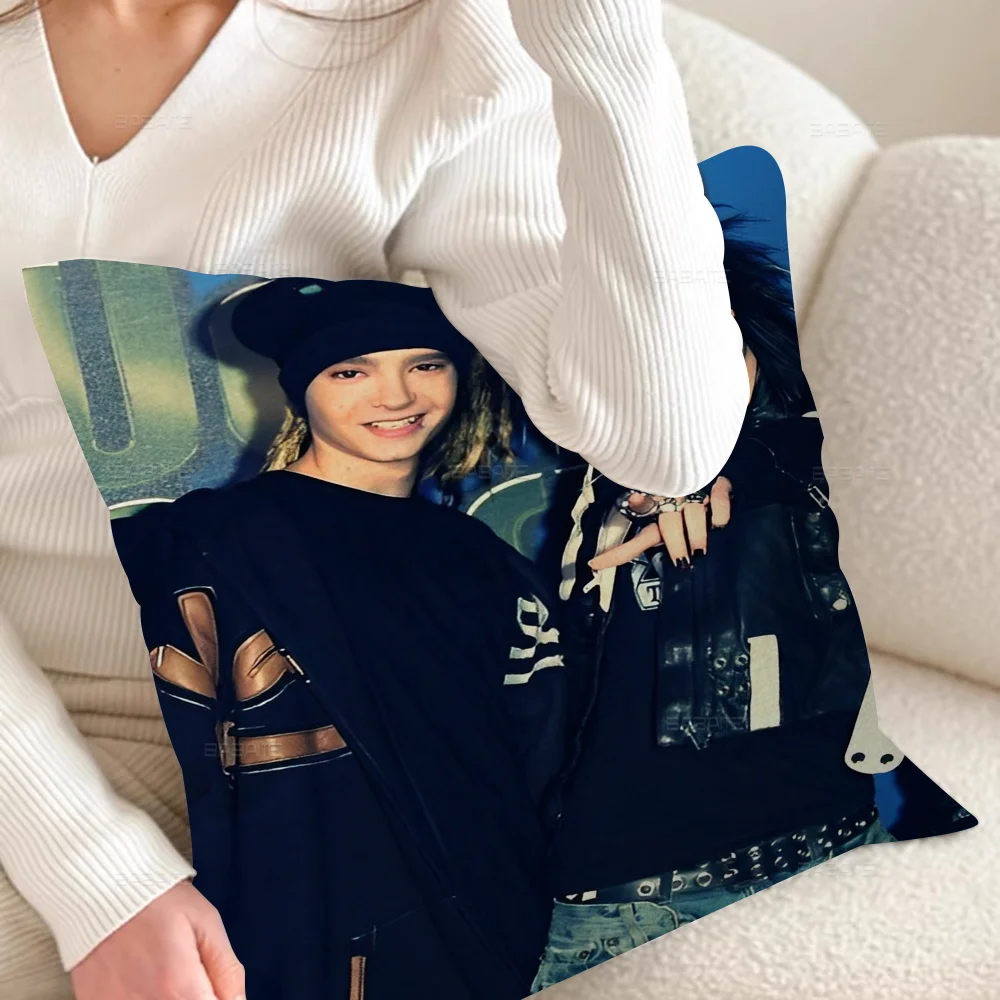 빌 카울리츠 톰 토키오 호텔 베개 선물, 홈 오피스 장식 베개, 침실 소파, 자동차 쿠션 커버 베개 케이스