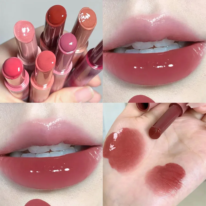 

Moisturizing Mirror Lipstick Pen Water Light Glass Solid Lip Gloss Clear Oil Jelly Lip Glaze Korean Girl Women Makeup Cosmetics