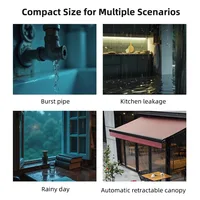 eWelink Capteur de pluie Zigbee sans fil extérieur, détection de pluie IP66, capteur de fuite d'eau étanche, contrôle par liaison, compatible avec l'application Alice 4
