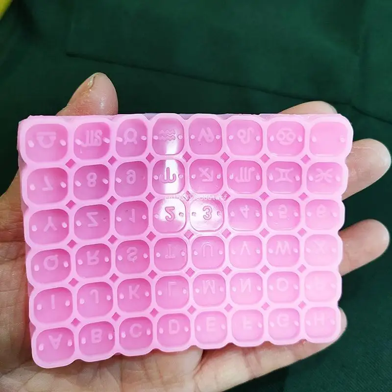 

Shiny Glossy Heart/Square Keychain Silicone Epoxy Resin Mold DIY Earrings Pendant Decoration Mold for Anniversary Gift Dropship