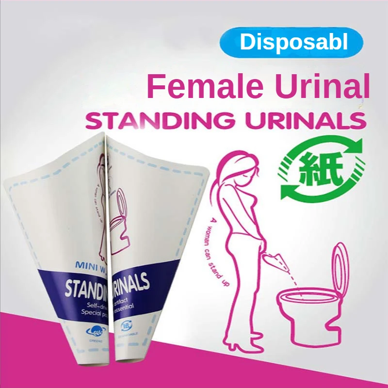 10PCs 20PCs Paper Women Lady Standing Emergency Urinal Toilet Traffic Jam Car Toilet Pregnant Woman Urine Bag Urinal Outdoor