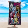 M-Monster Cartoon High Beach Towel Cartoon Cute Summer Kid Large Bath Pool Beach Towel Microfiber Absorbent For Swimming Travel 4