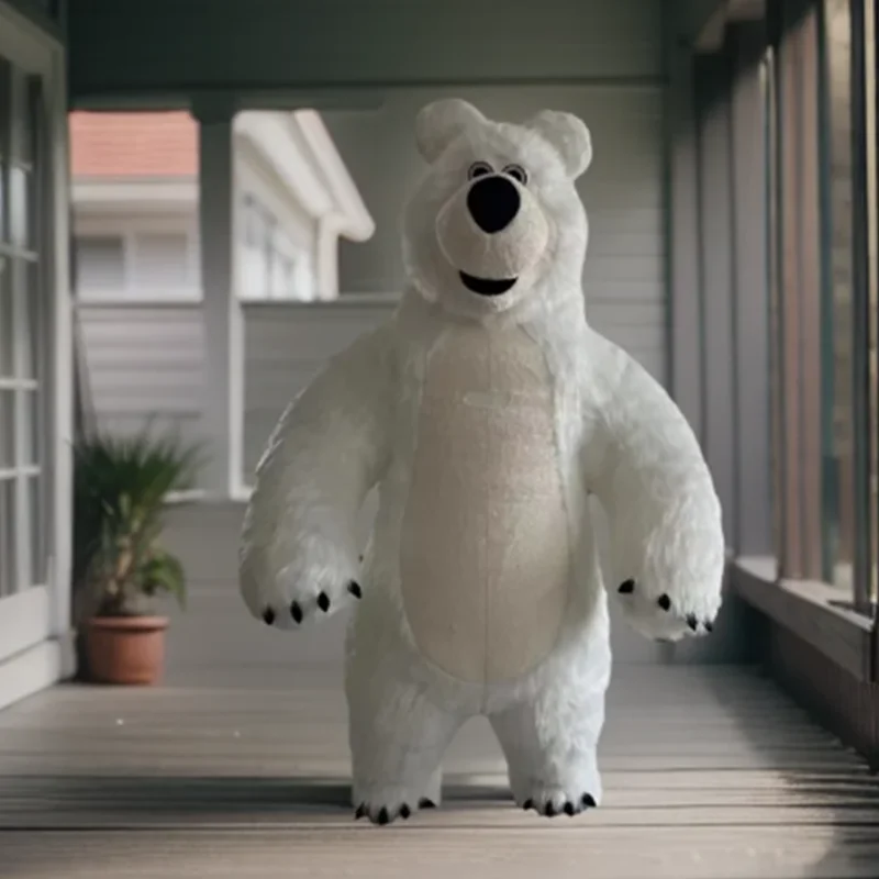 2.6M inflatable clothing Martha and bear brown bears polar bears gorillas rabbits animal models commercial play funny doll inflatable dinosaur costume