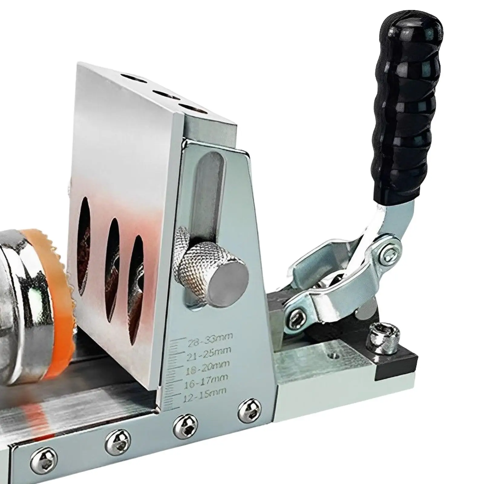 

Pocket Hole Jig Tool Kits Wood Hole Jig Drill Adjustable Hole Locator for Carpentry Joinery Men DIY Projects Woodwork Furniture