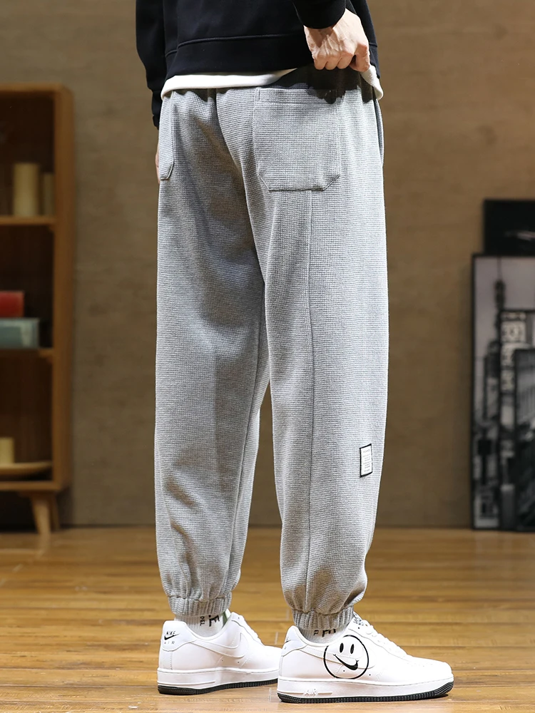 2022 New Men's Sweatpants Baggy Joggers Fashion Letter Hip Hop Streetwear  Harem Pant Men Casual Cotton Loose Trousers 8XL - AliExpress